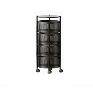 4-Layer Round Kitchen Rack