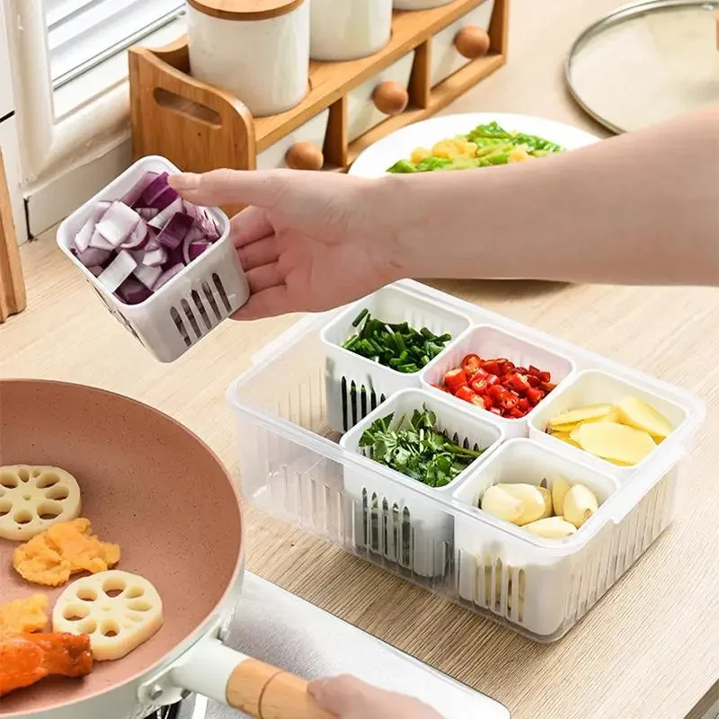6-Grid Refrigerator Organizer Storage Box - KD095 - Image 5